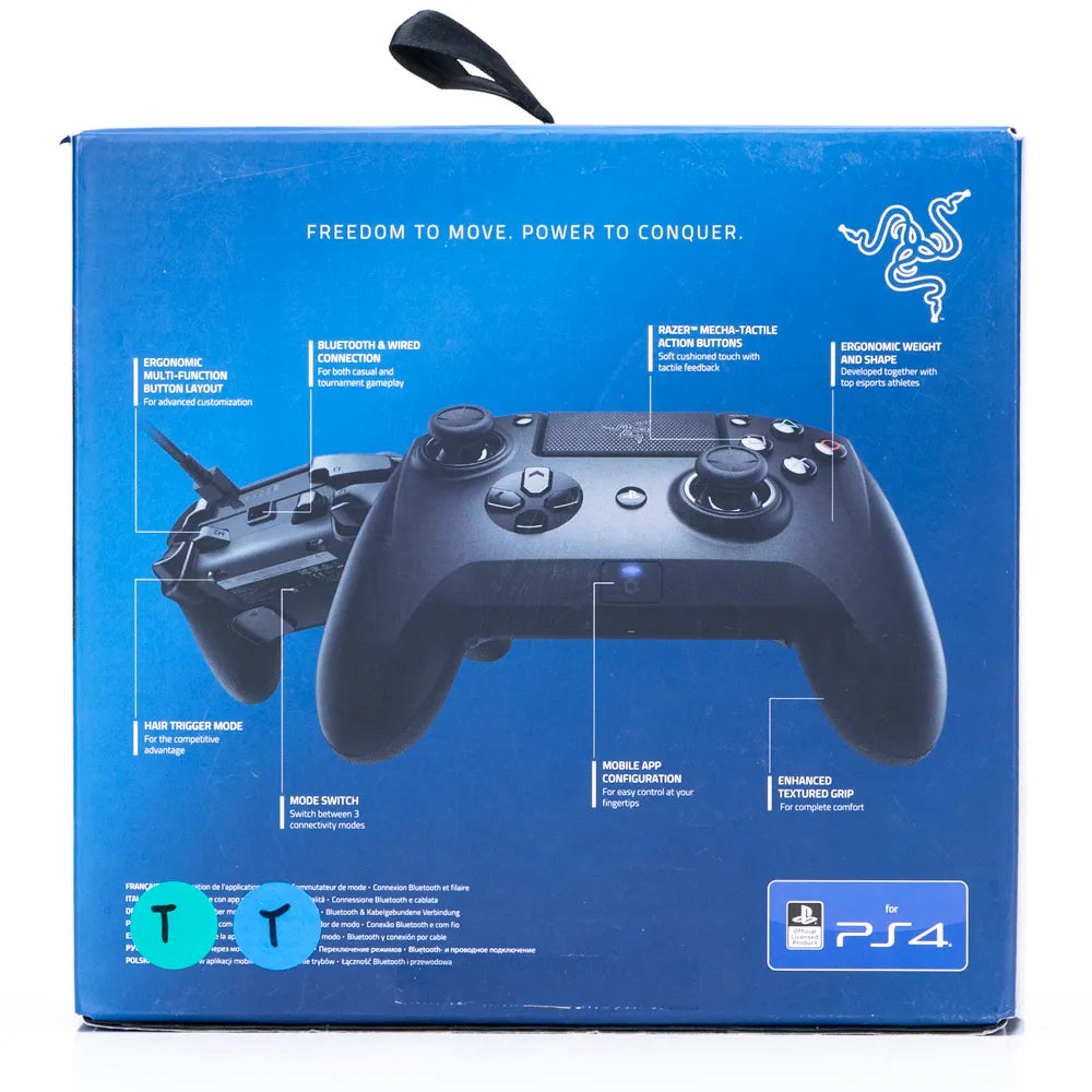 Razer Raiju Tournament Edition Kontroller til PS4 i Eske - Retrospillkongen