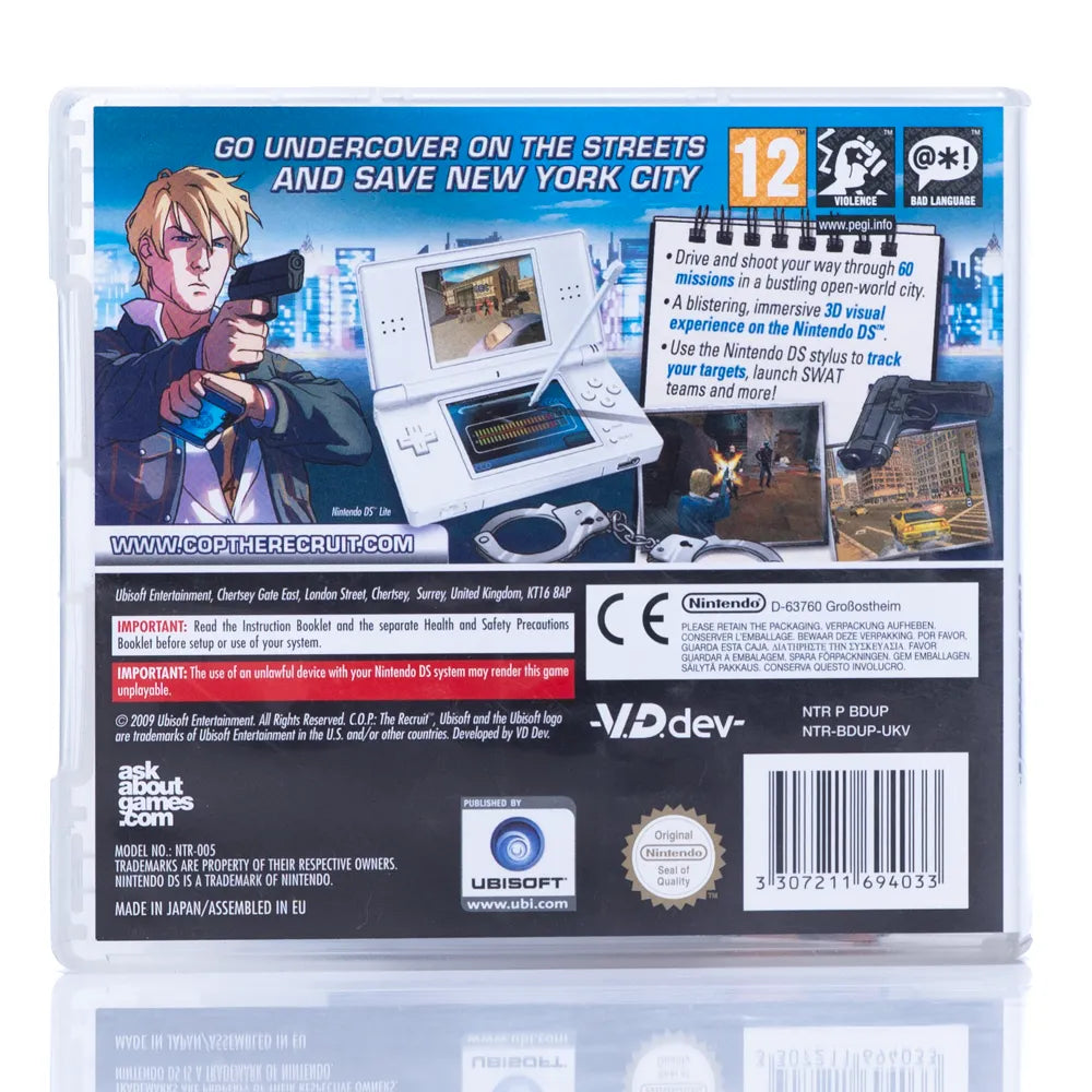 C.O.P. The Recruit - Nintendo DS spill - Retrospillkongen