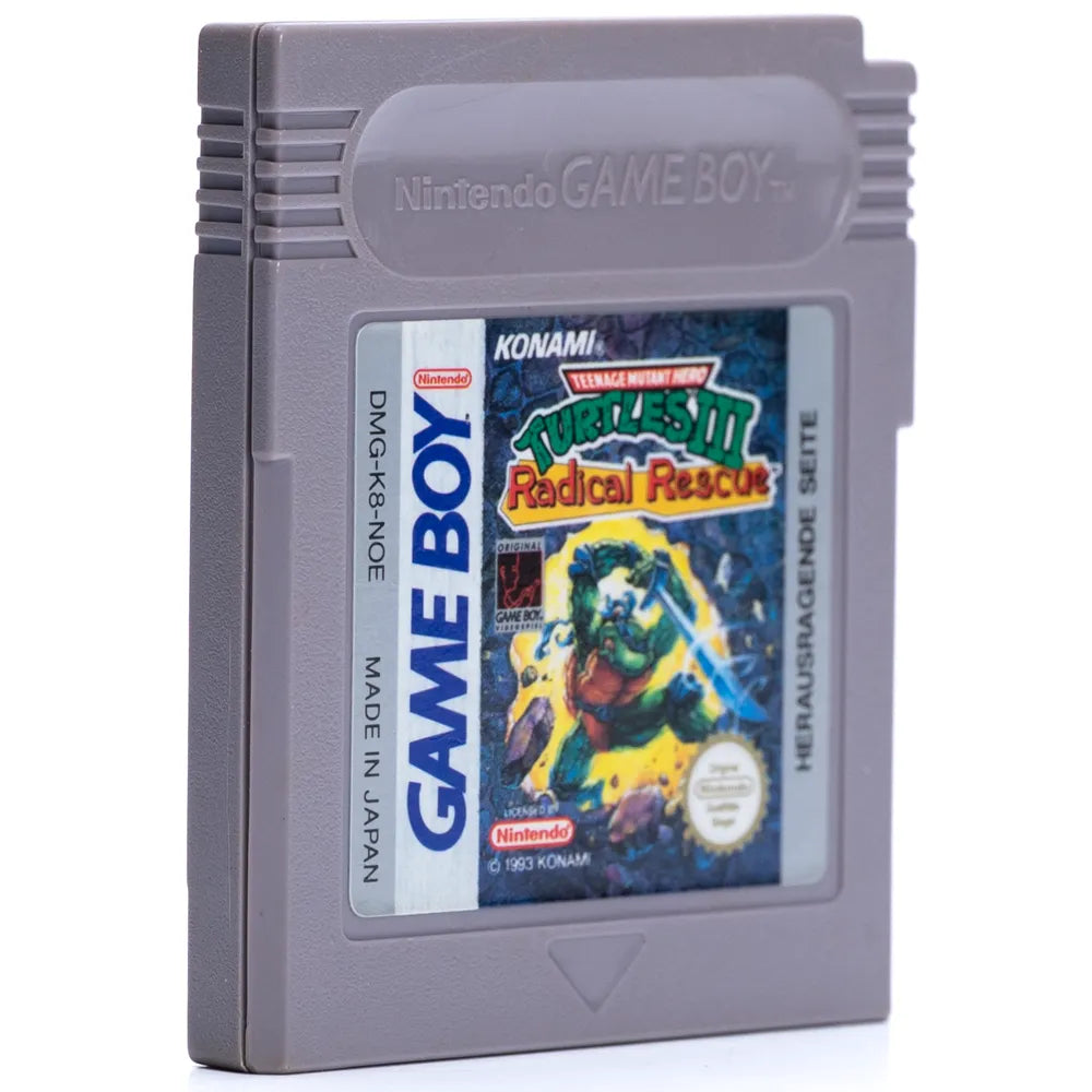 Teenage Mutant Hero Turtles III: Radical Rescue - Game Boy spill - Retrospillkongen