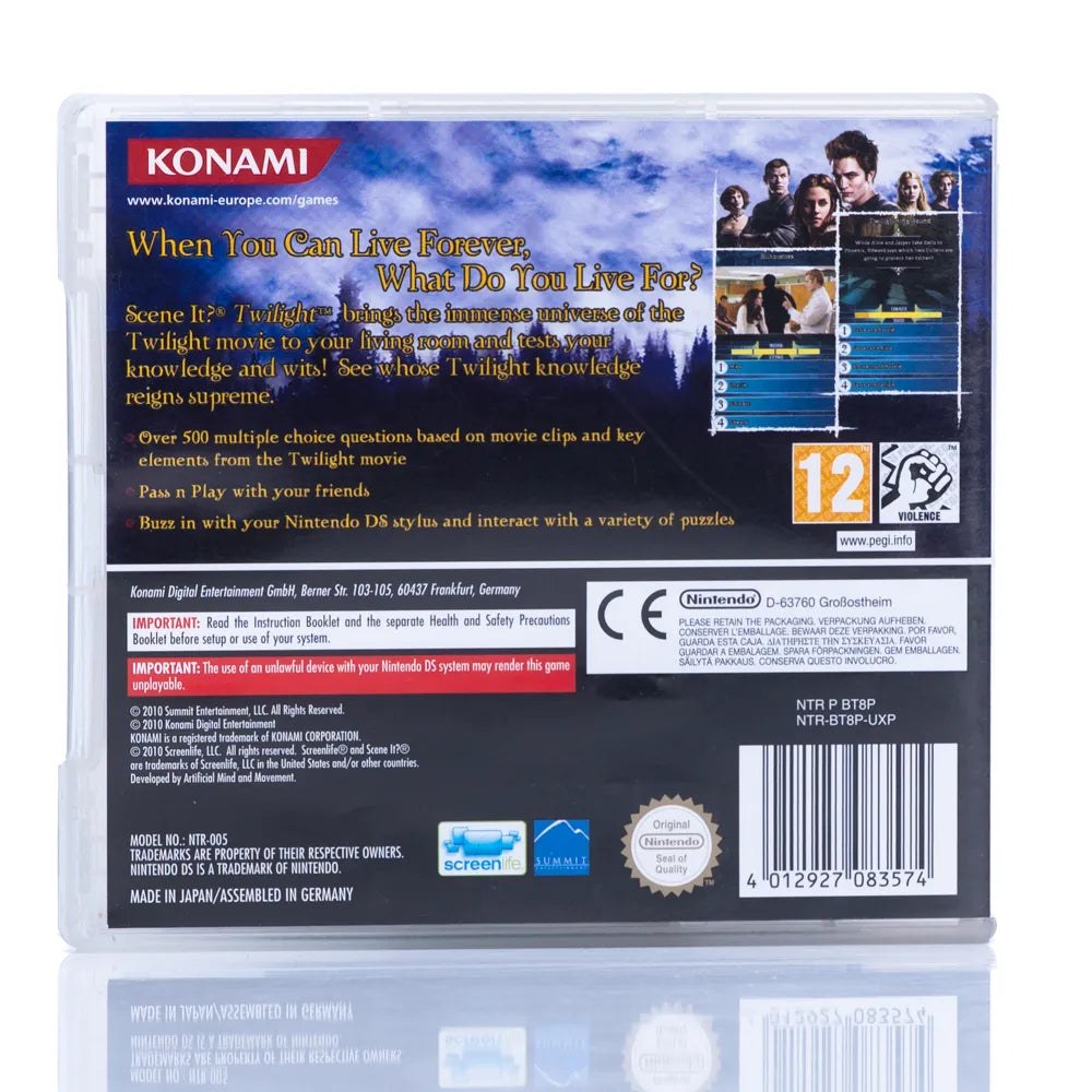 Twilight Scene It? - Nintendo DS spill - Retrospillkongen