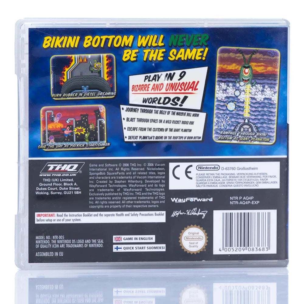 SpongeBob SquarePants: Creature from the Krusty Krab - Nintendo DS spill - Retrospillkongen