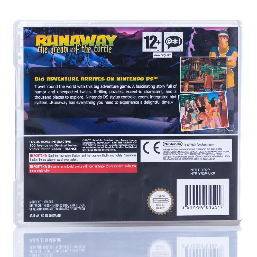 Runaway: The Dream of the Turtle - Nintendo DS spill - Retrospillkongen