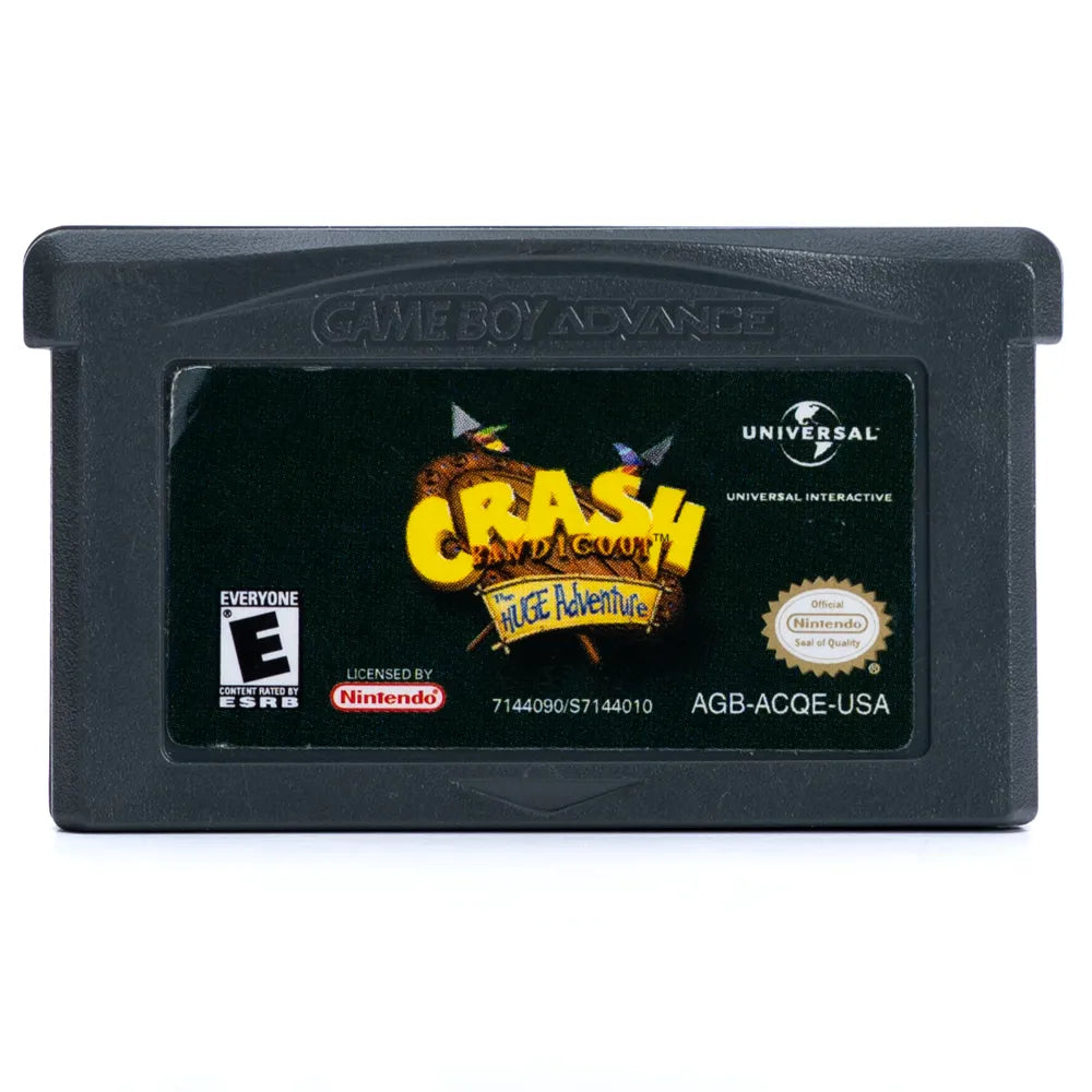 Crash Bandicoot: The Huge Adventure - GBA spill (NTSC, regionfri) - Retrospillkongen
