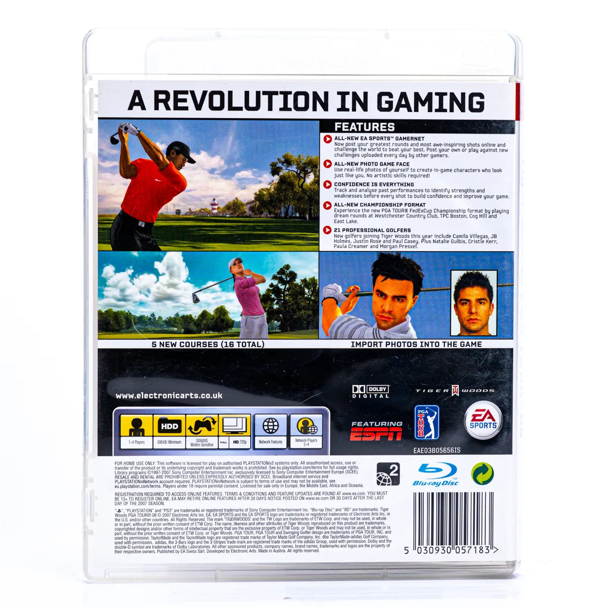 Tiger Woods PGA Tour 08 - PS3 Spill - Retrospillkongen