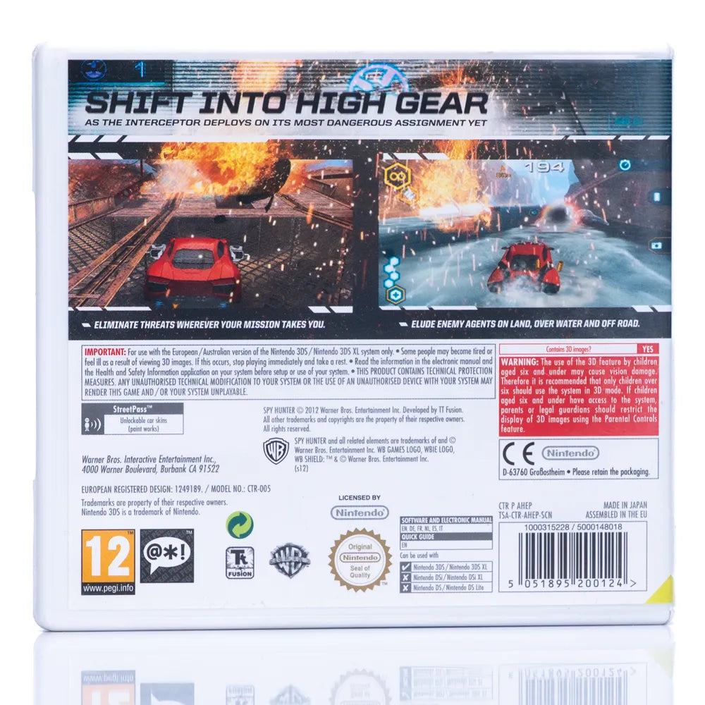 Spy Hunter - Nintendo 3DS spill - Retrospillkongen
