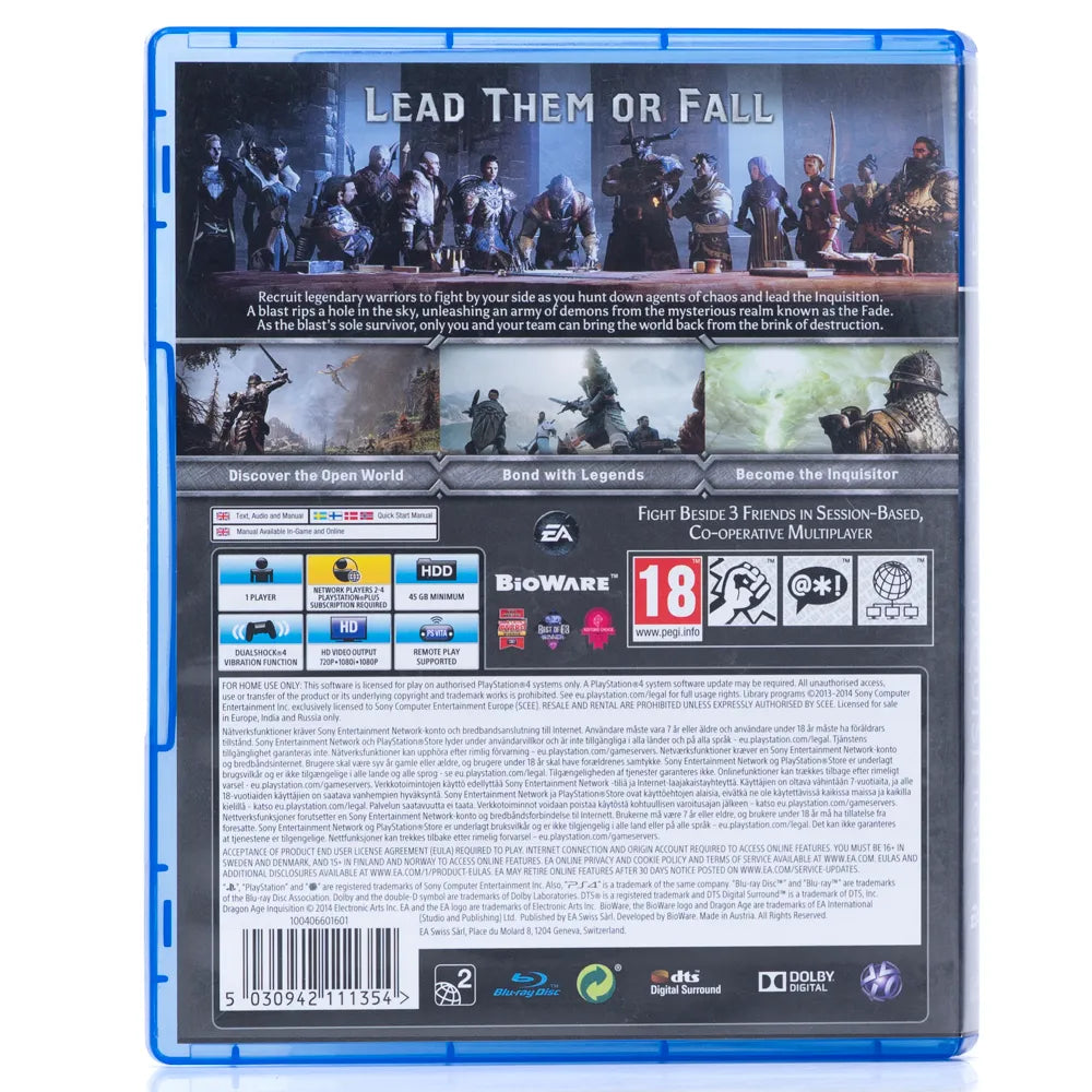 Dragon Age: Inquisition - PS4 spill