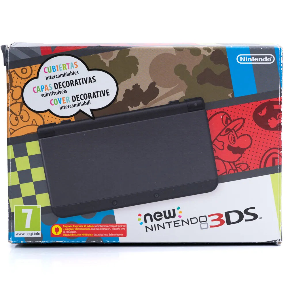 New Nintendo 3DS Svart Konsoll i Eske