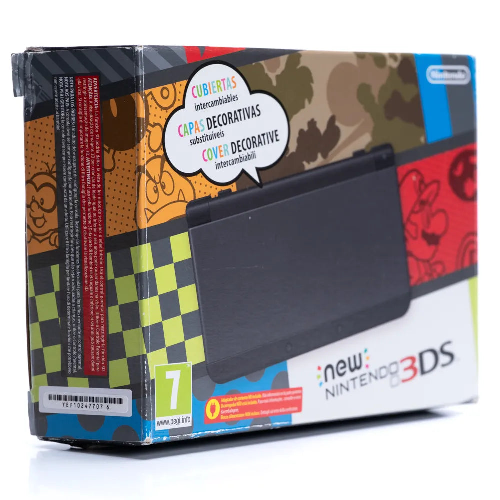 New Nintendo 3DS Svart Konsoll i Eske