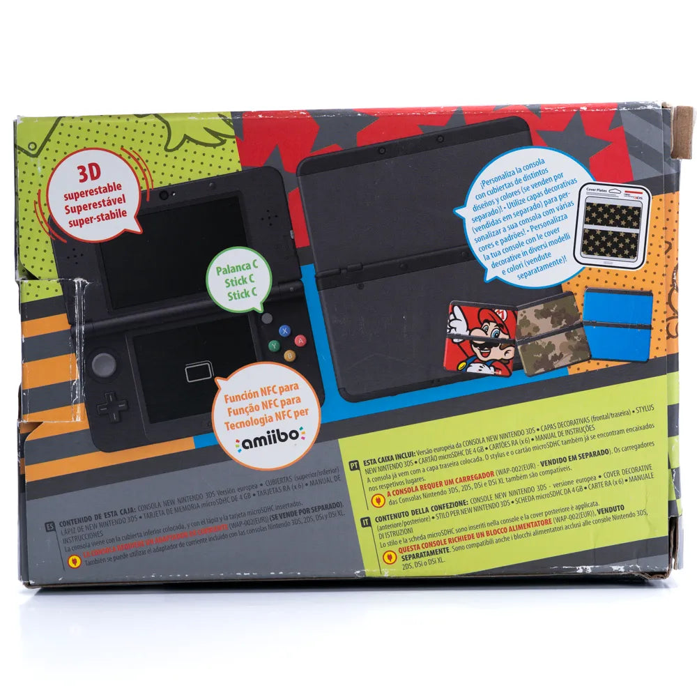 New Nintendo 3DS Svart Konsoll i Eske