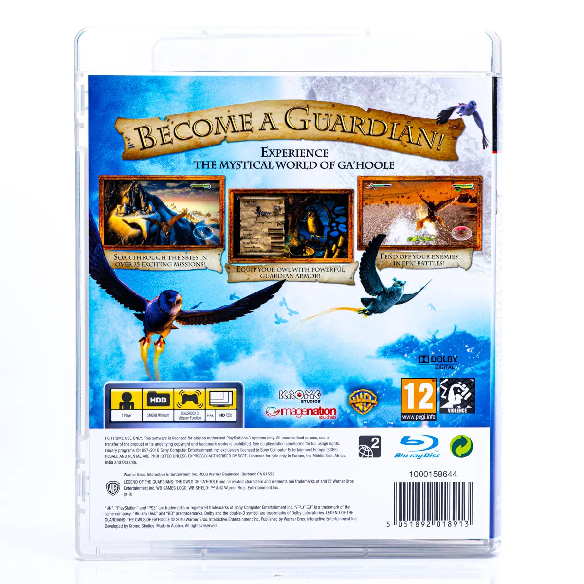 Legend of the Guardians: The Owls of Ga’Hoole - PS3 spill - Retrospillkongen