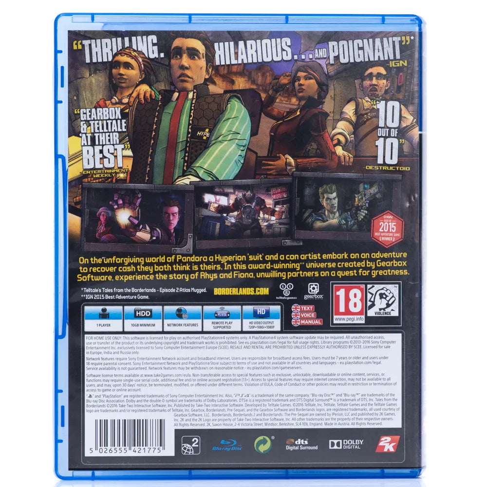 Tales from the Borderlands - PS4 spill