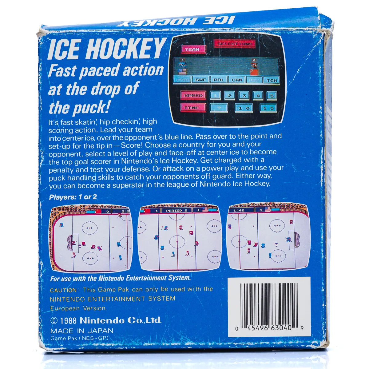 Ice Hockey - NES spill (I Eske) - Retrospillkongen