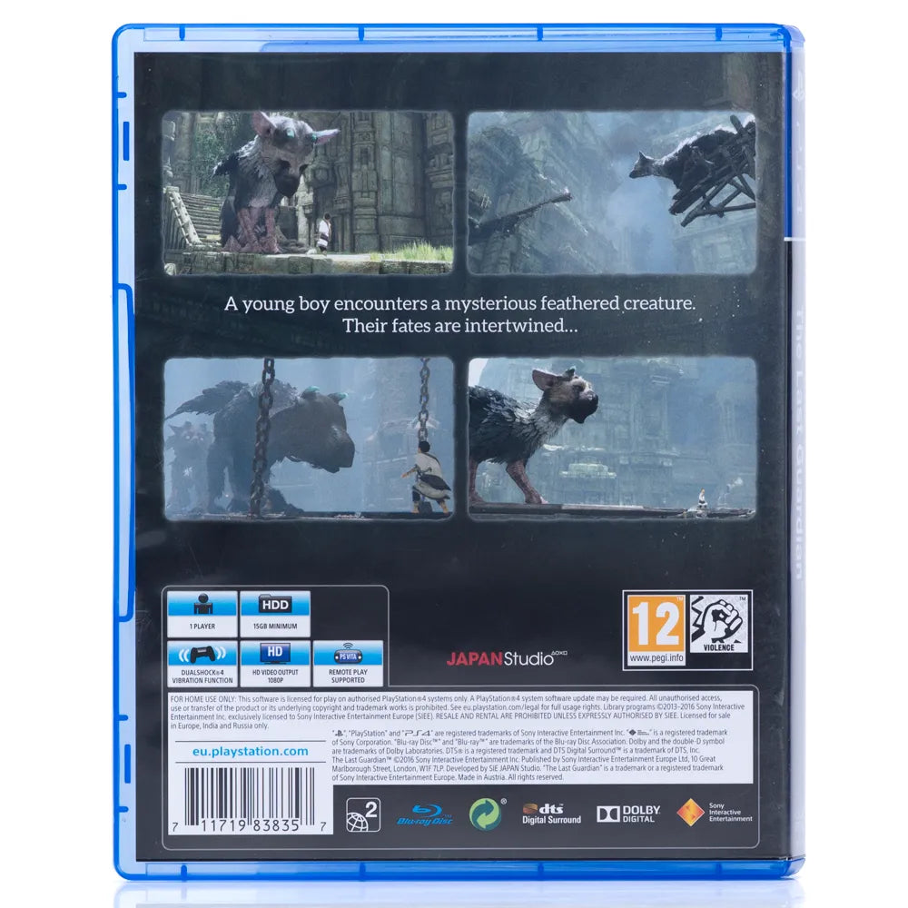 The Last Guardian - PS4 spill - Retrospillkongen