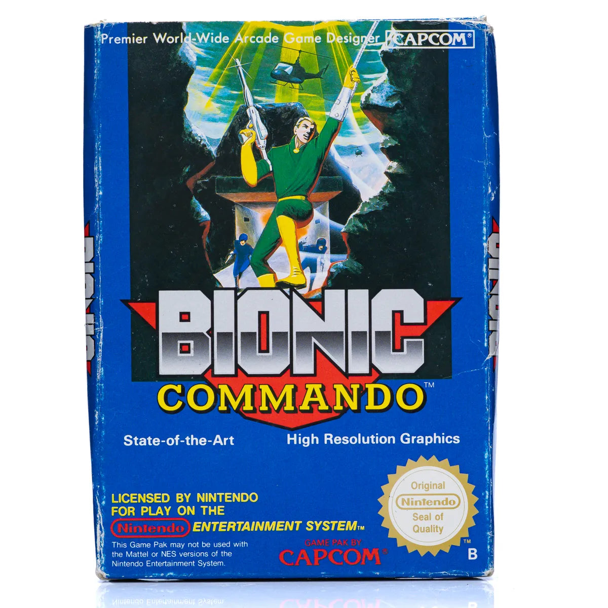 Bionic Commando - NES spill (I Eske) - Retrospillkongen