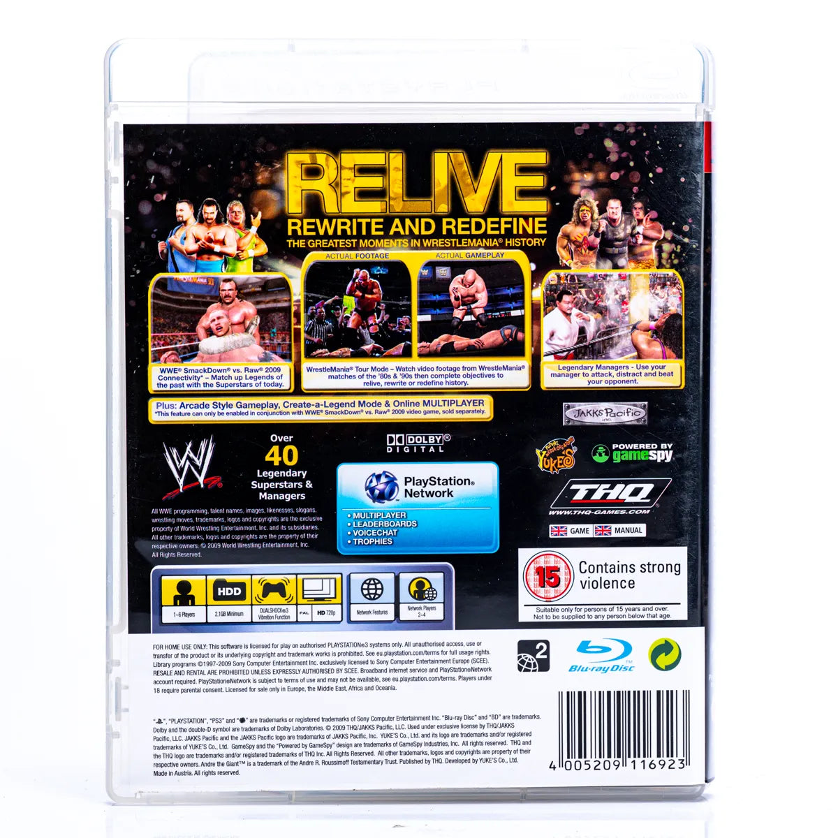 WWE Legends of WrestleMania - PS3 Spill - Retrospillkongen