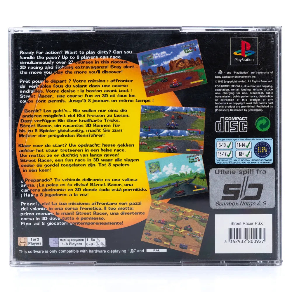Street Racer - PS1 spill - Retrospillkongen