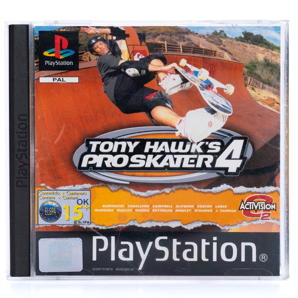 Tony Hawk's Pro Skater 4 - PS1 spill - Retrospillkongen