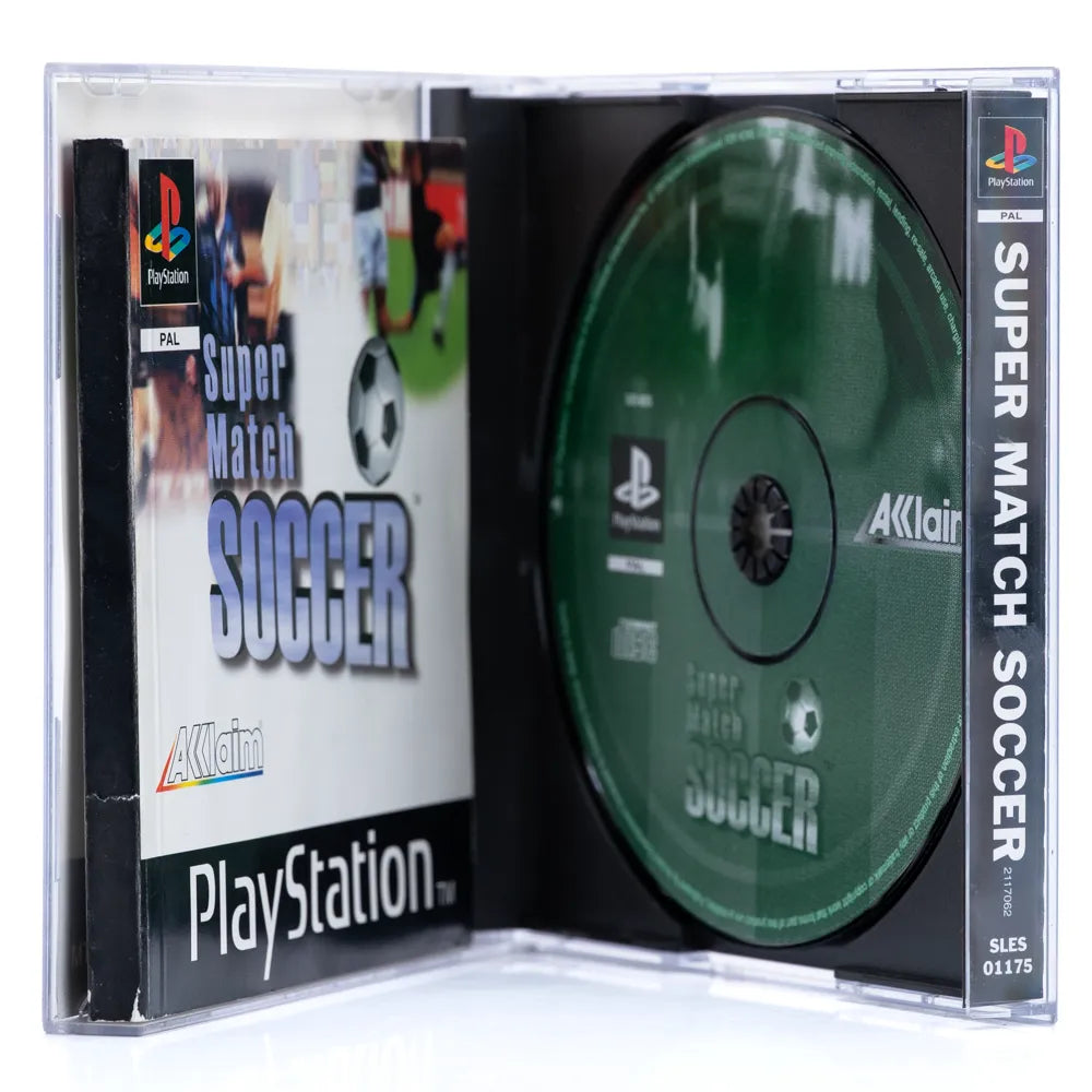 Super Match Soccer - PS1 spill - Retrospillkongen