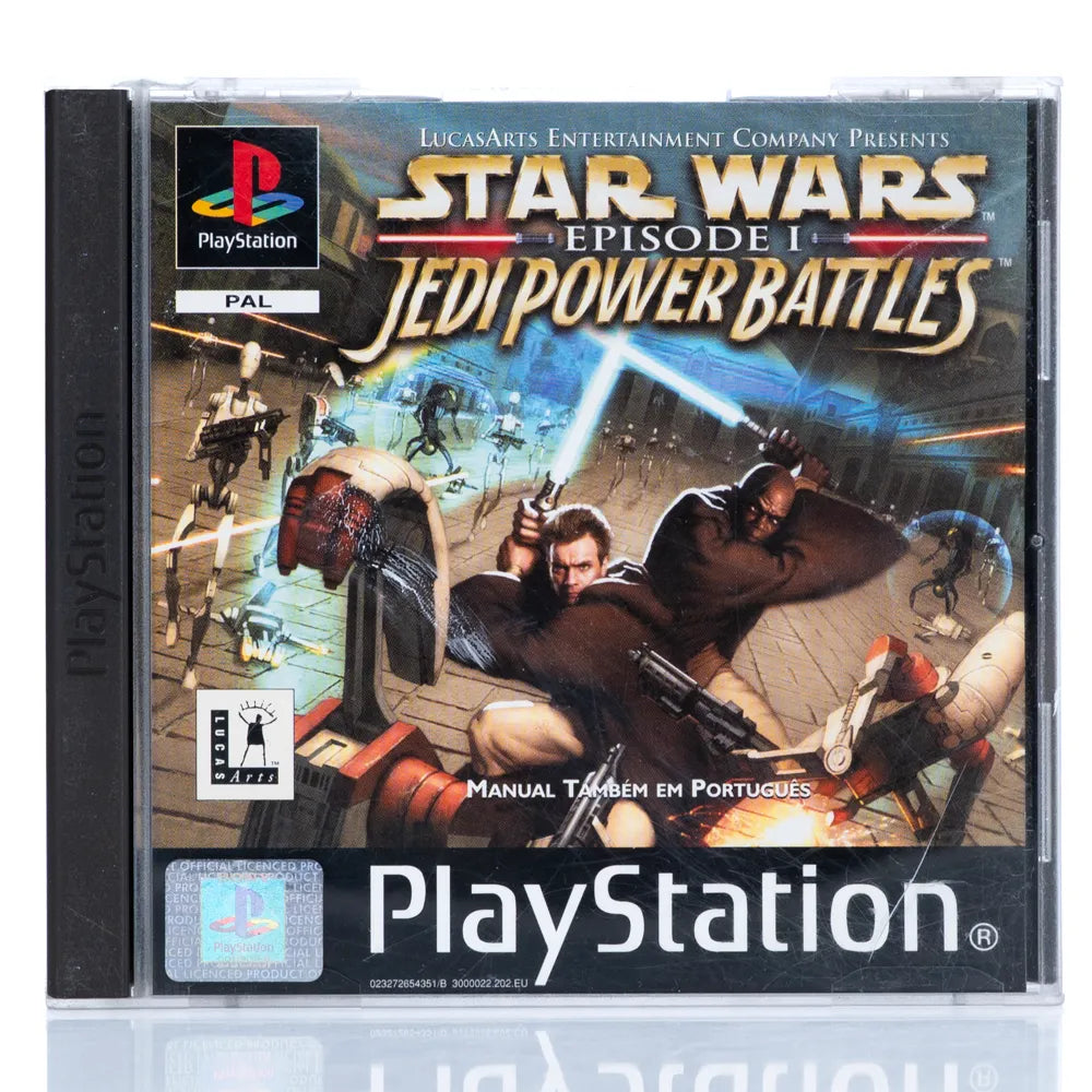 Star Wars Episode I: Jedi Power Battles - PS1 spill - Retrospillkongen