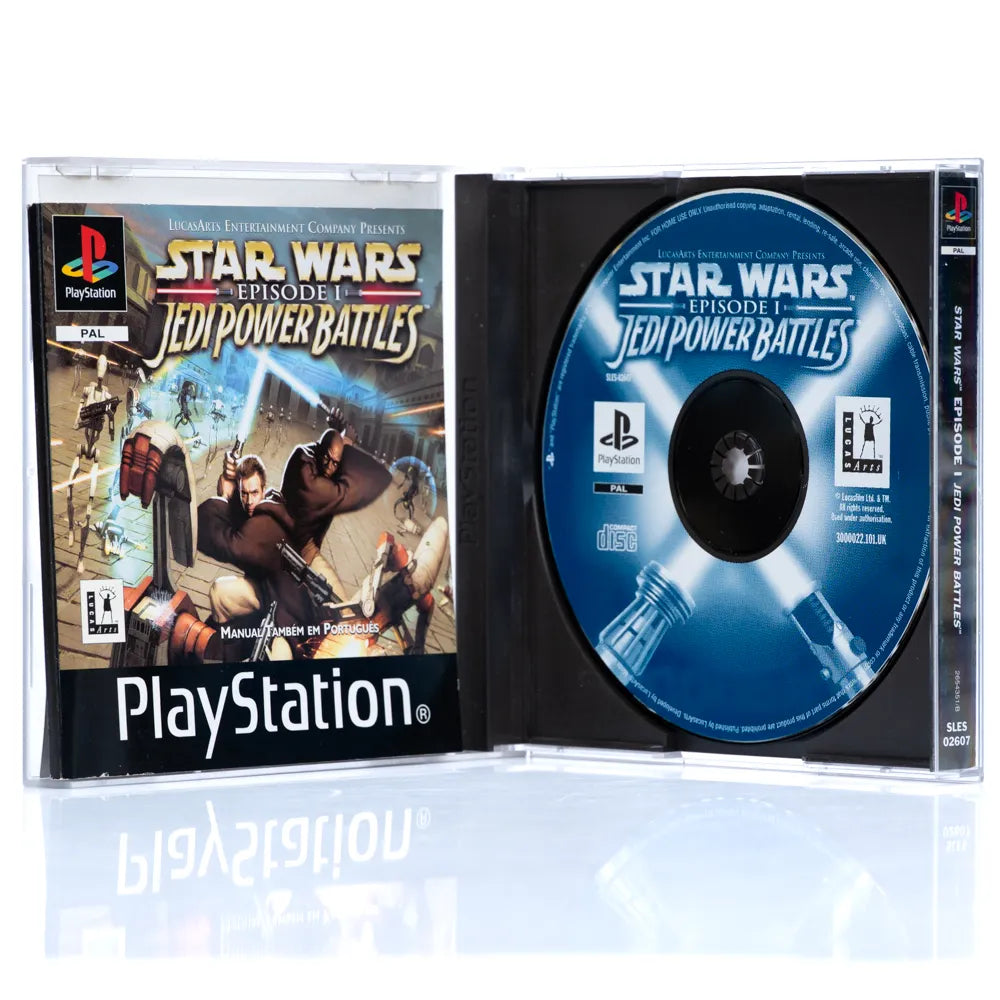 Star Wars Episode I: Jedi Power Battles - PS1 spill - Retrospillkongen