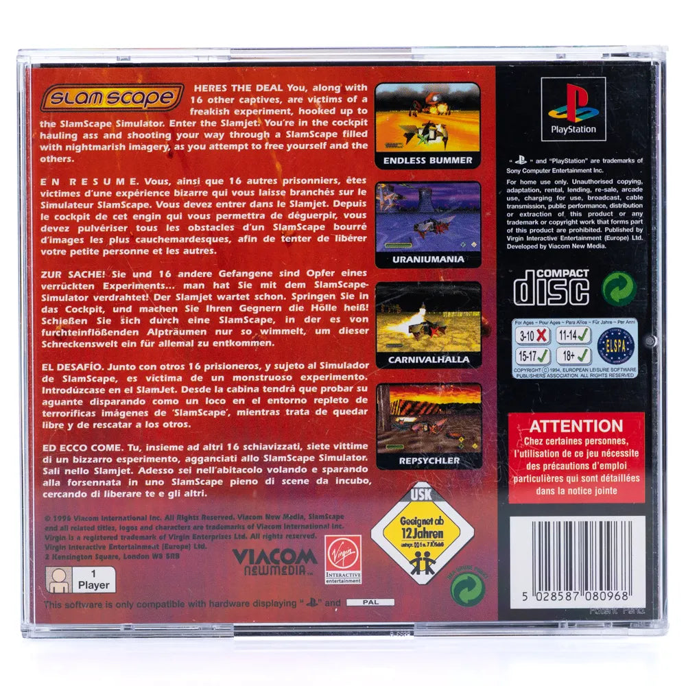 Slam Scape - PS1 spill - Retrospillkongen