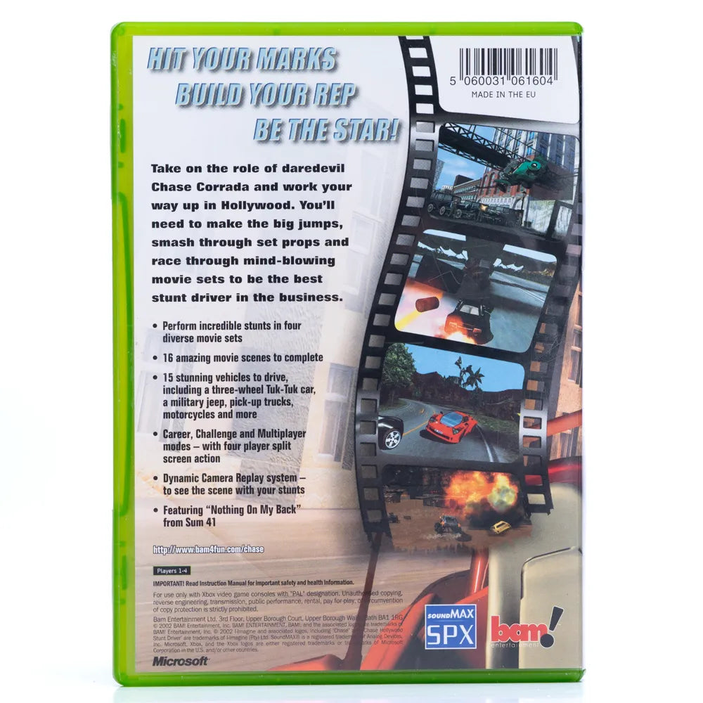 Chase: Hollywood Stunt Driver - Xbox Spill - Retrospillkongen
