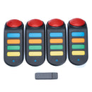 Sony Wireless Buzz! Buzzers Trådløse kontrollere - PS2, PS3 & PS4 (I Eske)