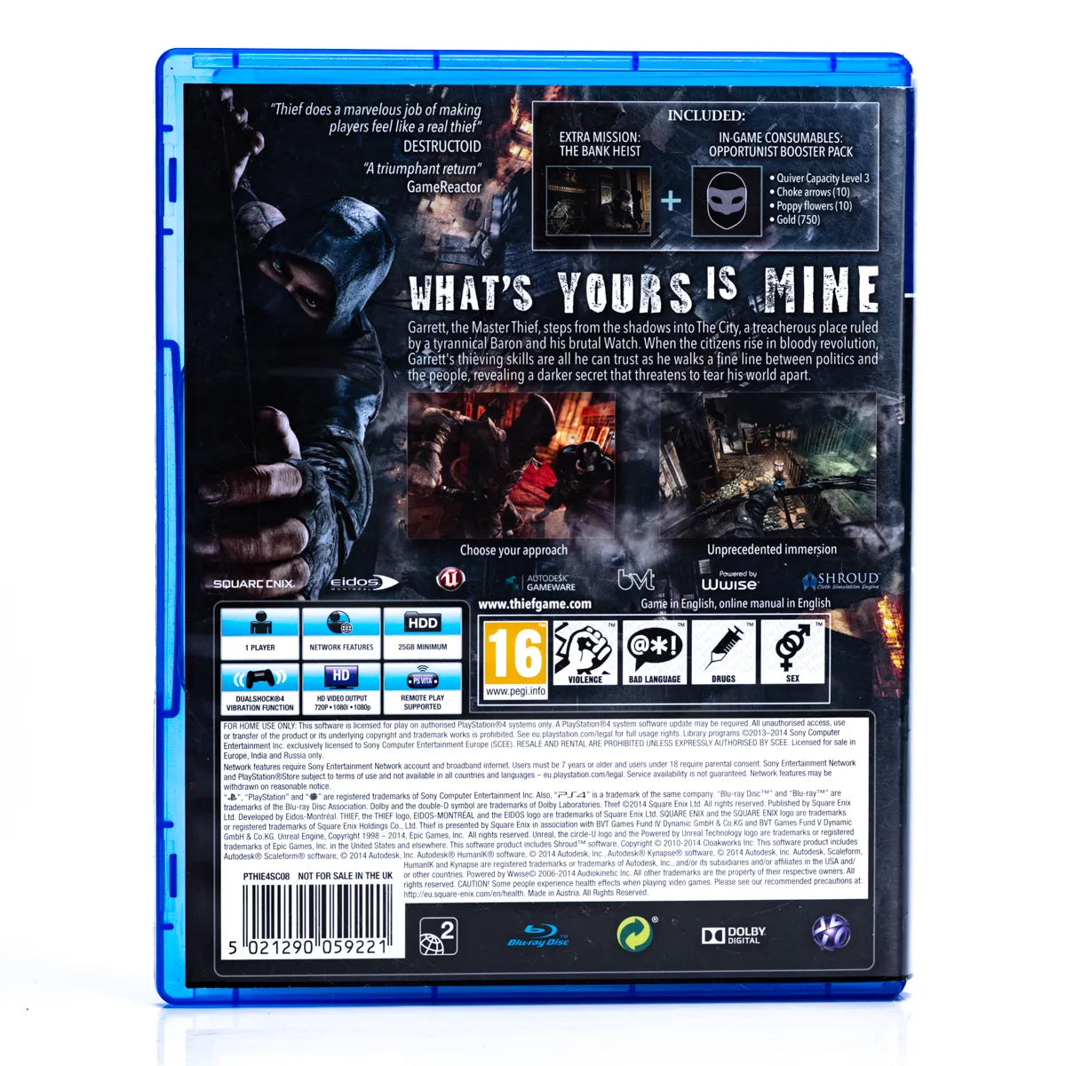 Thief (Nordic Limited Edition) - PS4 Spill - Retrospillkongen