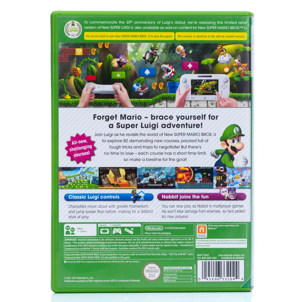 New Super Luigi U - Wii U spill - Retrospillkongen
