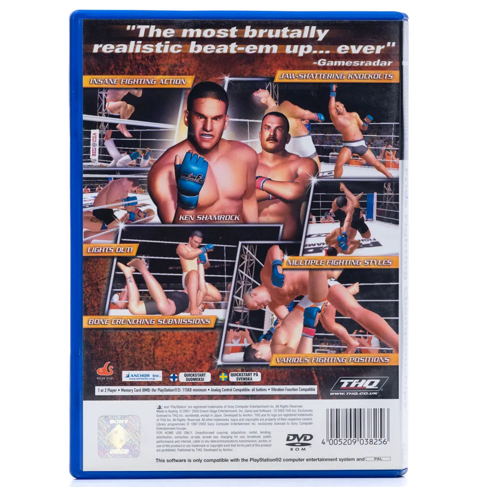 Pride Fighting Championships - PS2 spill - Retrospillkongen