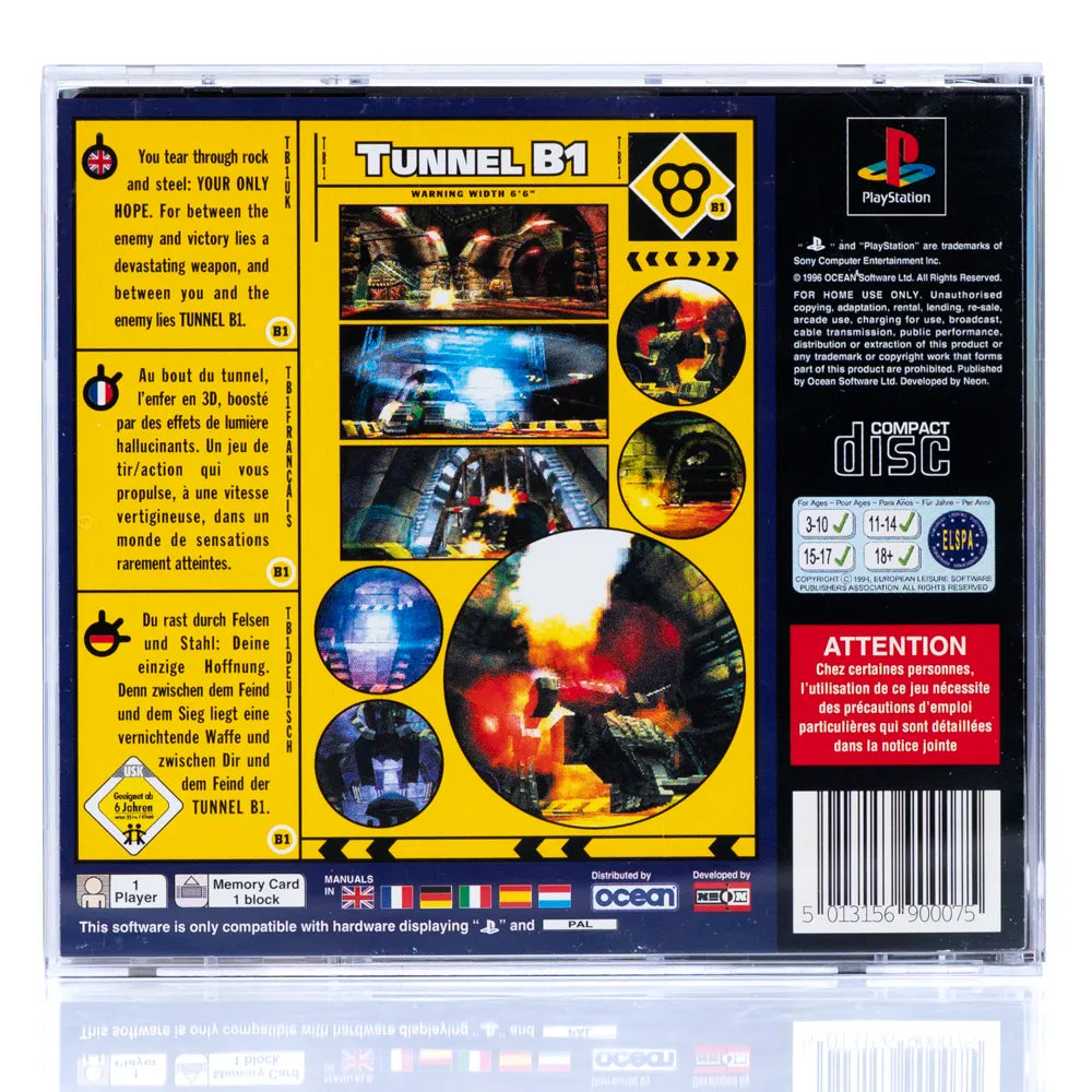 Tunnel B1 - PS1 spill - Retrospillkongen