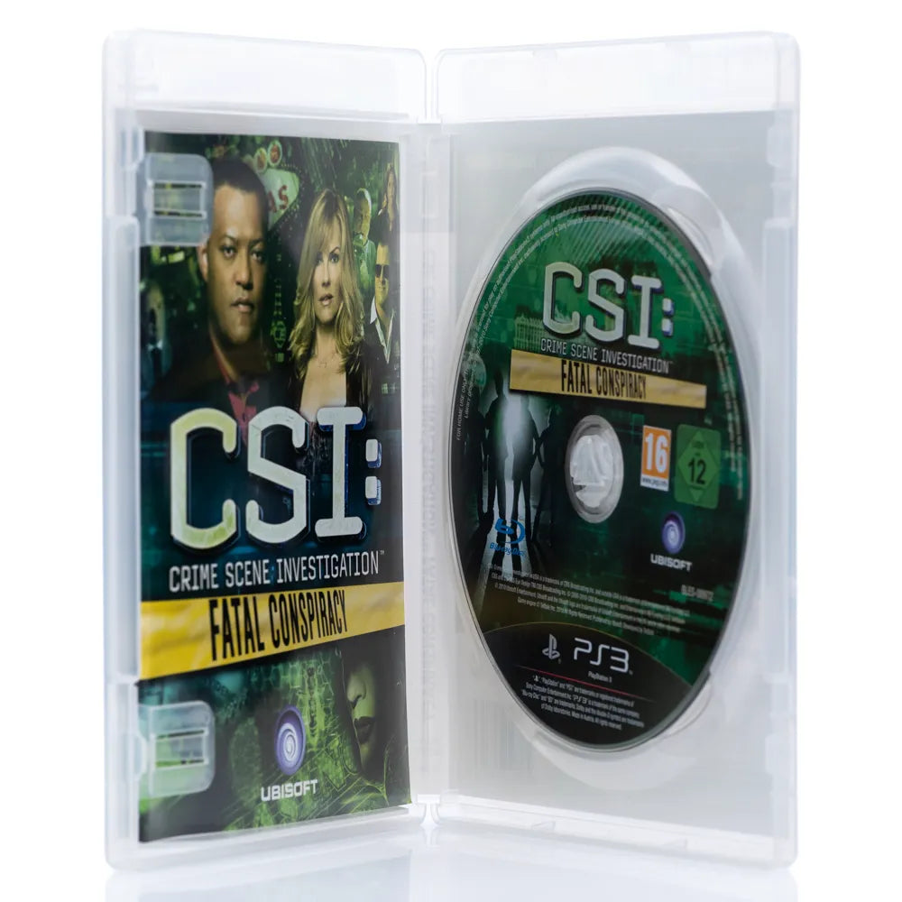 CSI: Crime Scene Investigation - Fatal Conspiracy - PS3 spill