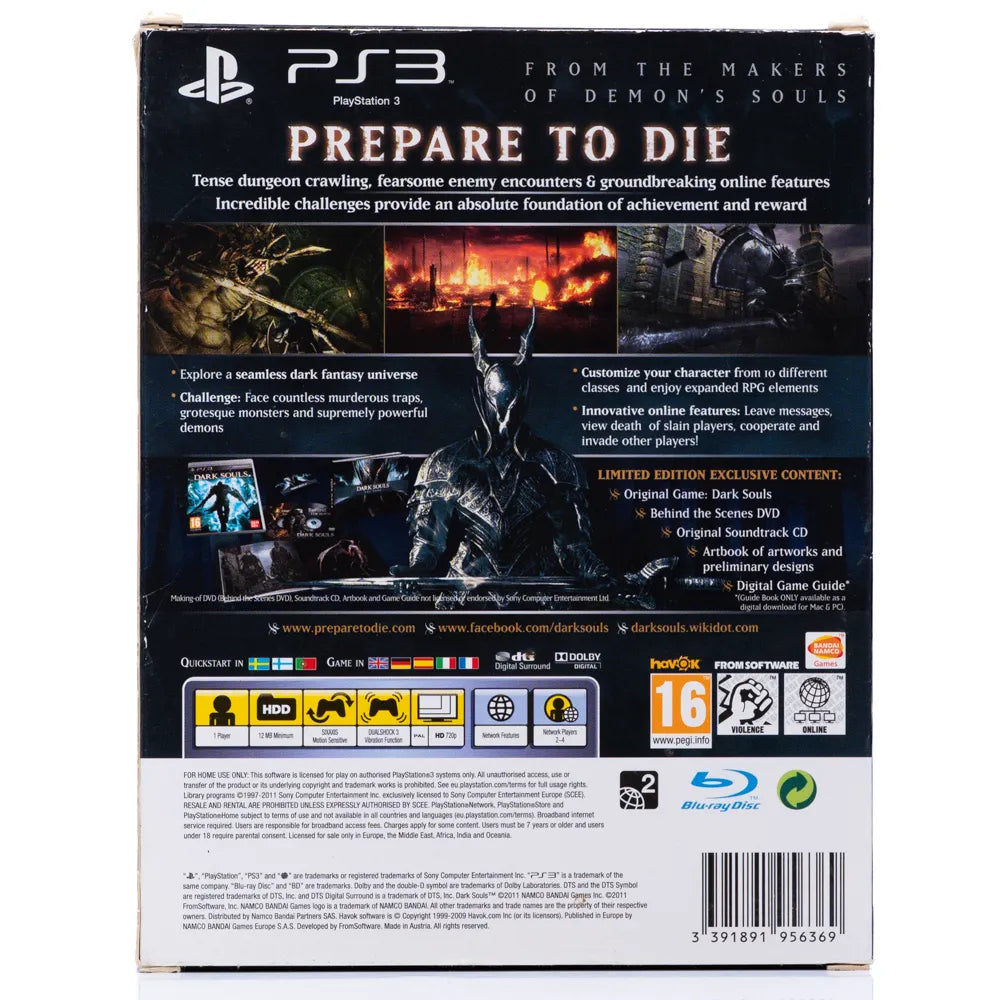 Dark Souls: Limited Edition - PS3 spill