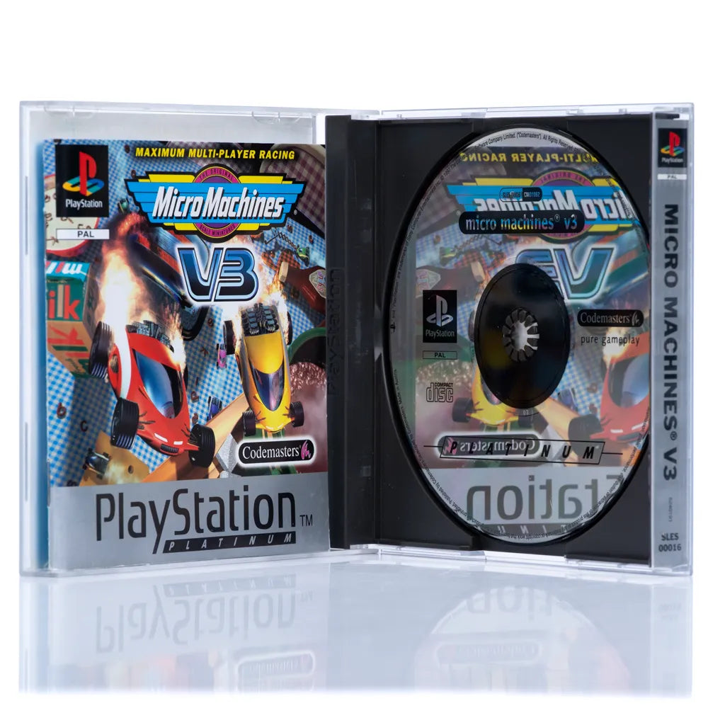 Micro Machines V3 - PS1 spill - Retrospillkongen