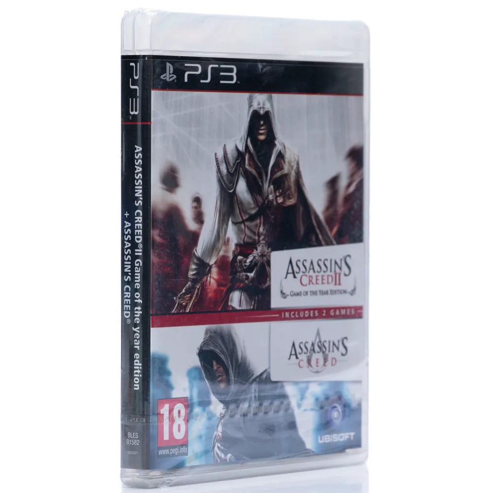 Assassin's Creed II: Game of the Year Edition + Assassin's Creed - PS3 spill (Forseglet) - Retrospillkongen