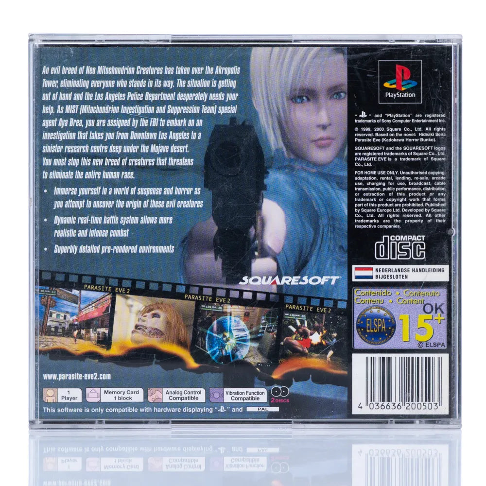 Parasite Eve II - PS1 spill - Retrospillkongen