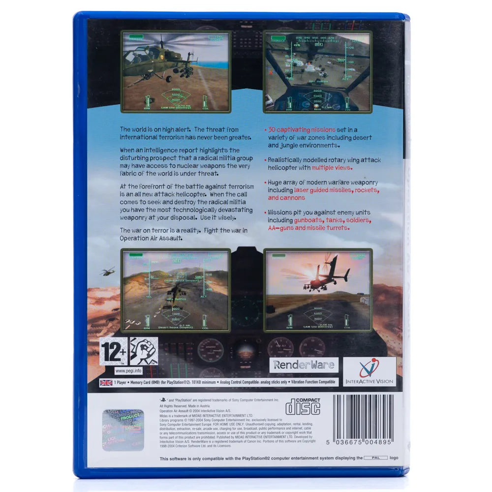 Operation Air Assault - PS2 spill - Retrospillkongen