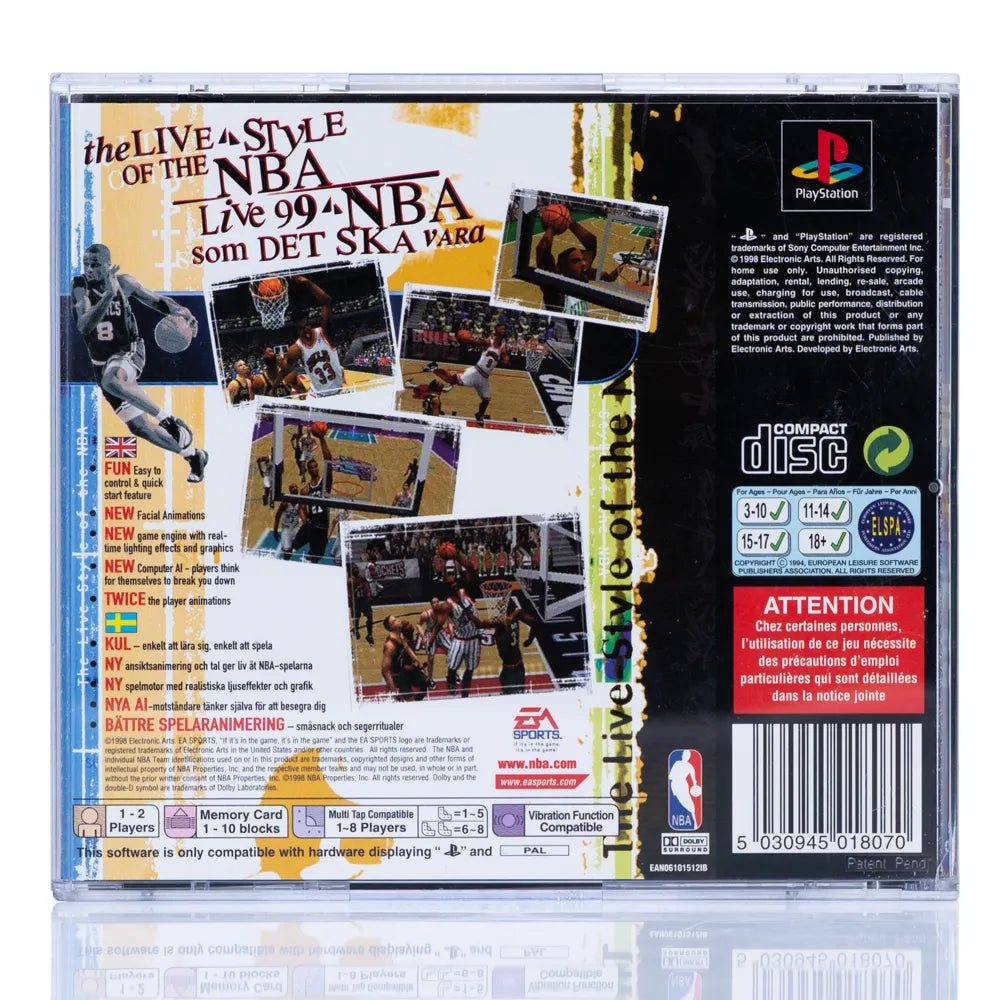 NBA Live 99 - PS1 spill - Retrospillkongen