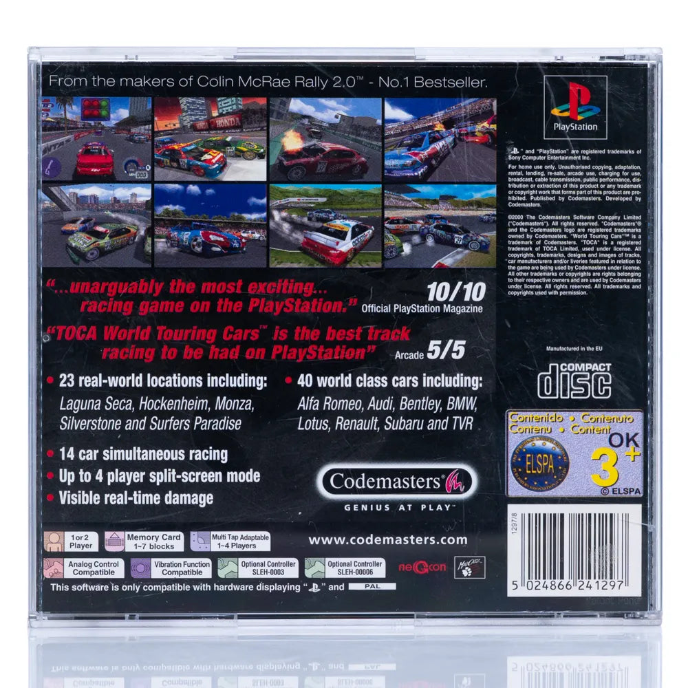 TOCA World Touring Cars - PS1 spill - Retrospillkongen