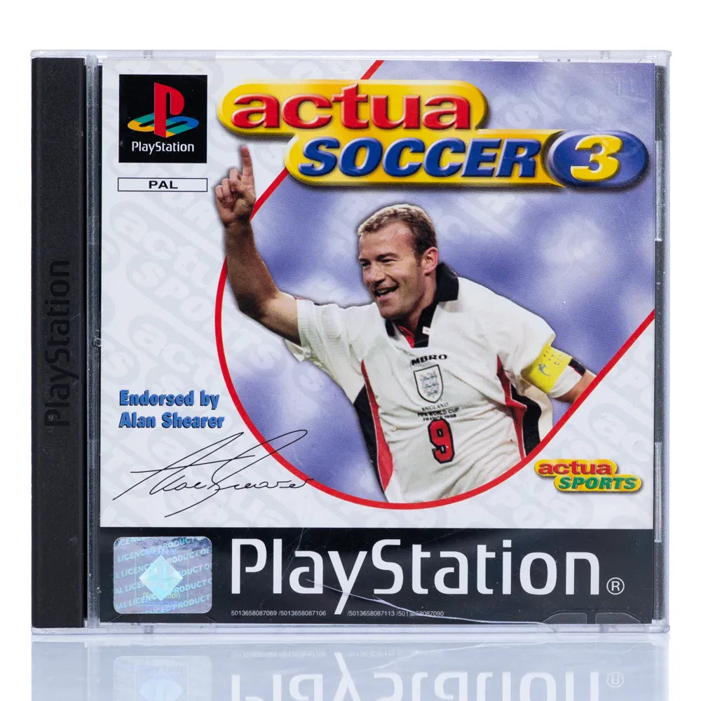 Actua Soccer 3 - PS1 spill - Retrospillkongen