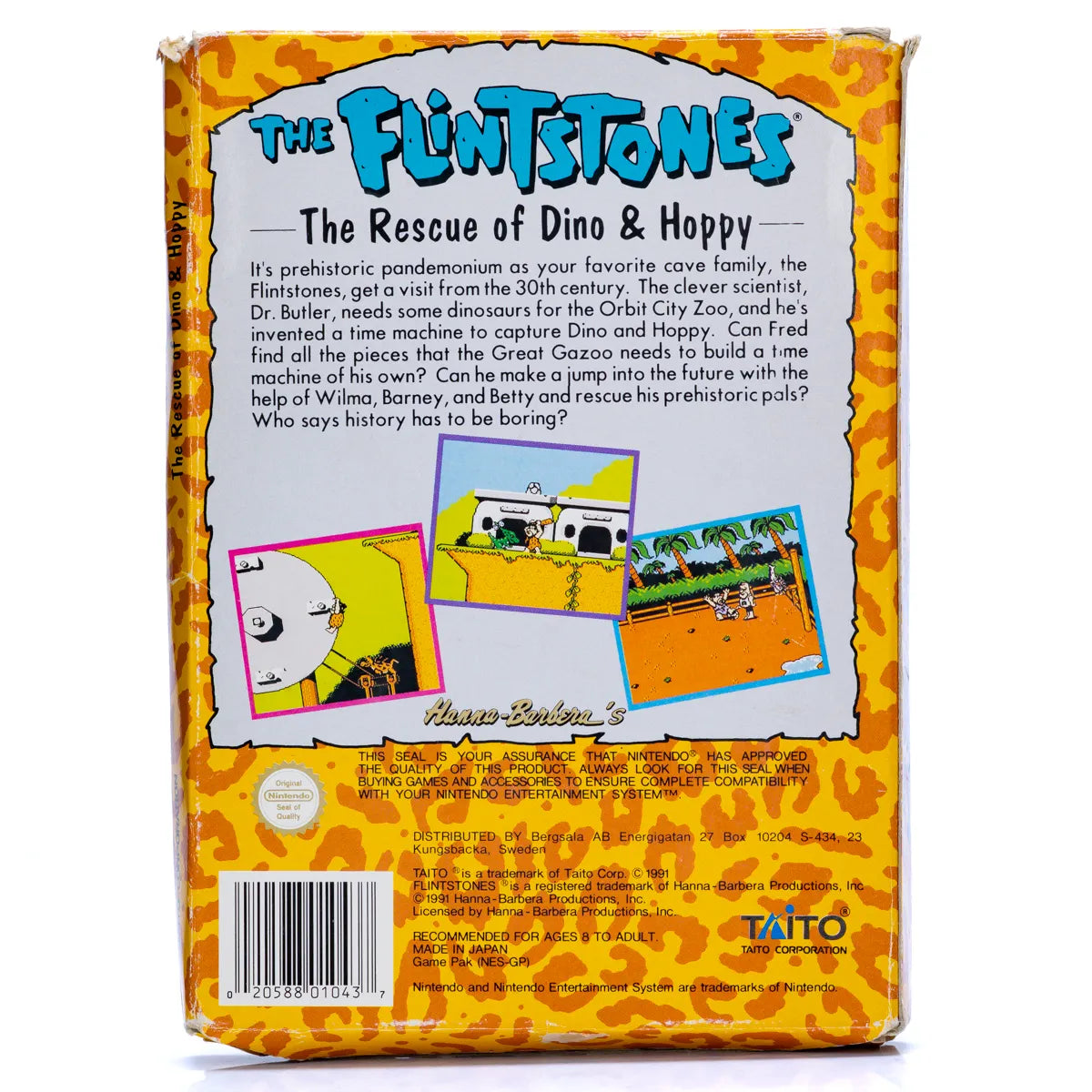 The Flintstones: The Rescue of Dino & Hoppy - NES spill (I Eske) - Retrospillkongen