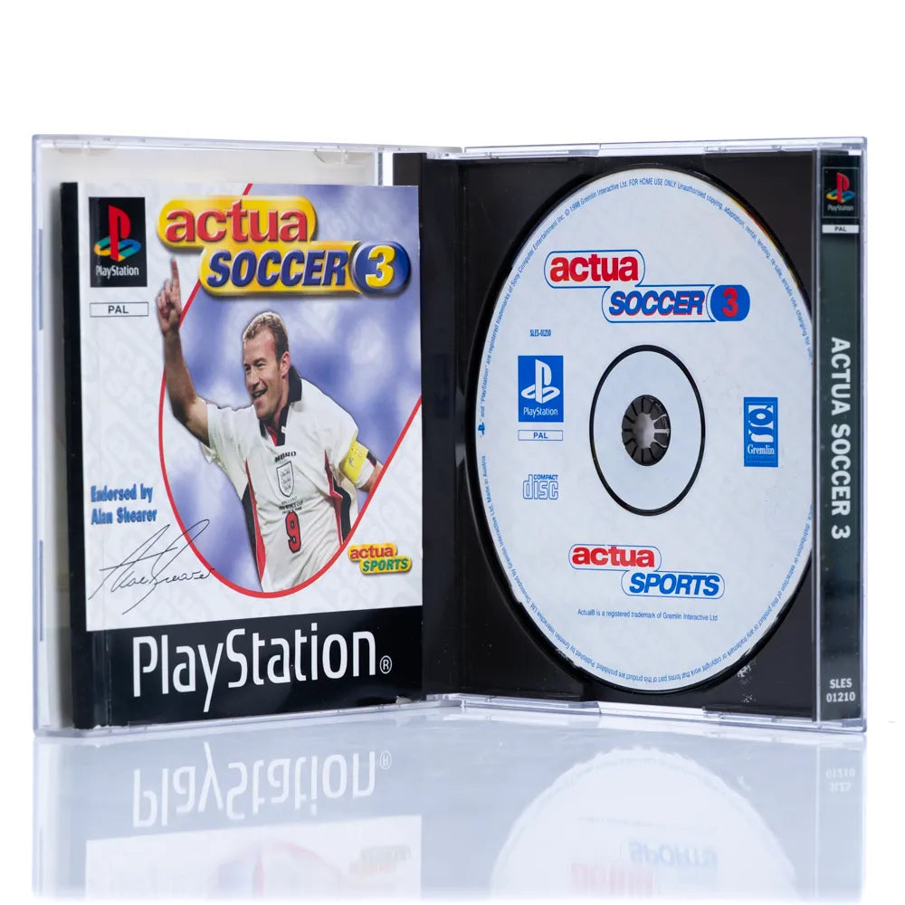 Actua Soccer 3 - PS1 spill - Retrospillkongen
