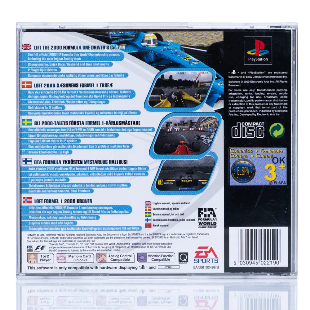 F1 2000 - PS1 spill - Retrospillkongen