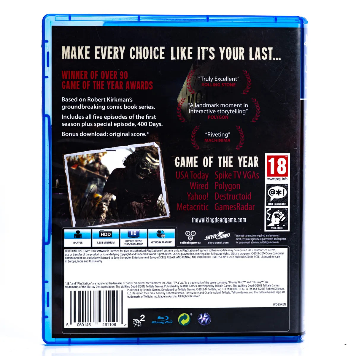 The Walking Dead The Complete First Season - PS4 Spill - Retrospillkongen