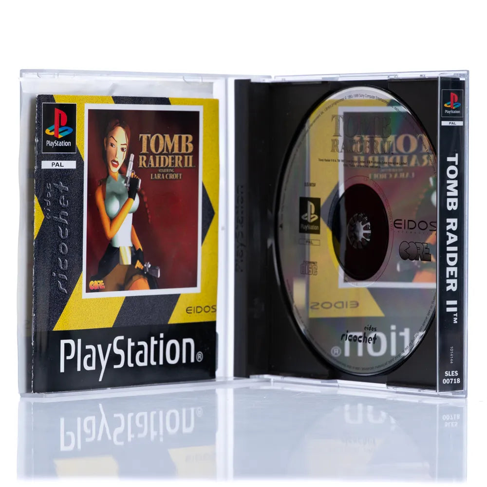 Tomb Raider II: Starring Lara Croft - PS1 spill - Retrospillkongen