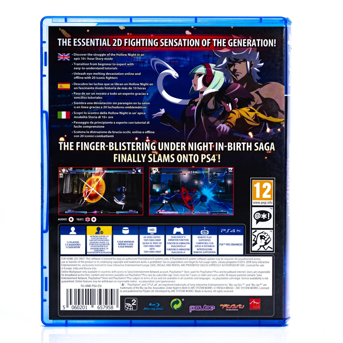 Under Night In-Birth Exe:Late - PS4 Spill - Retrospillkongen
