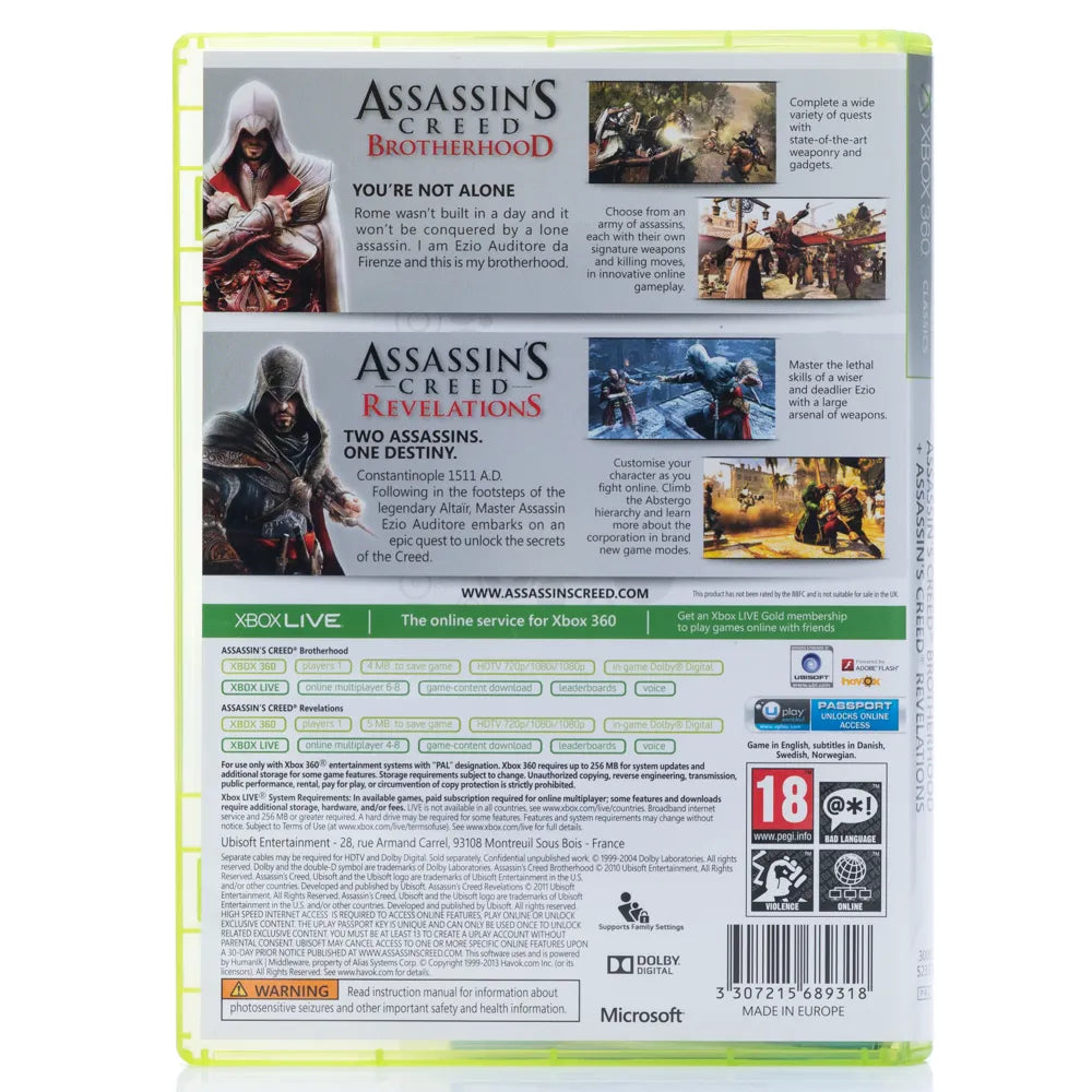 Assassin's Creed Compilation - Xbox 360 spill