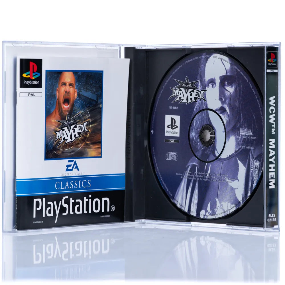 WCW Mayhem - PS1 spill - Retrospillkongen