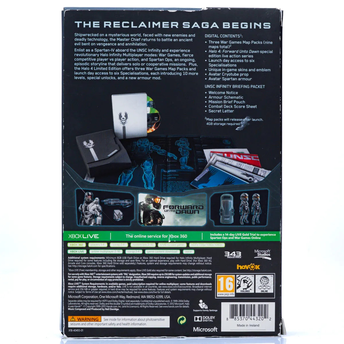 Halo 4 Limited Edition - Xbox 360 Spill (I Eske) - Retrospillkongen