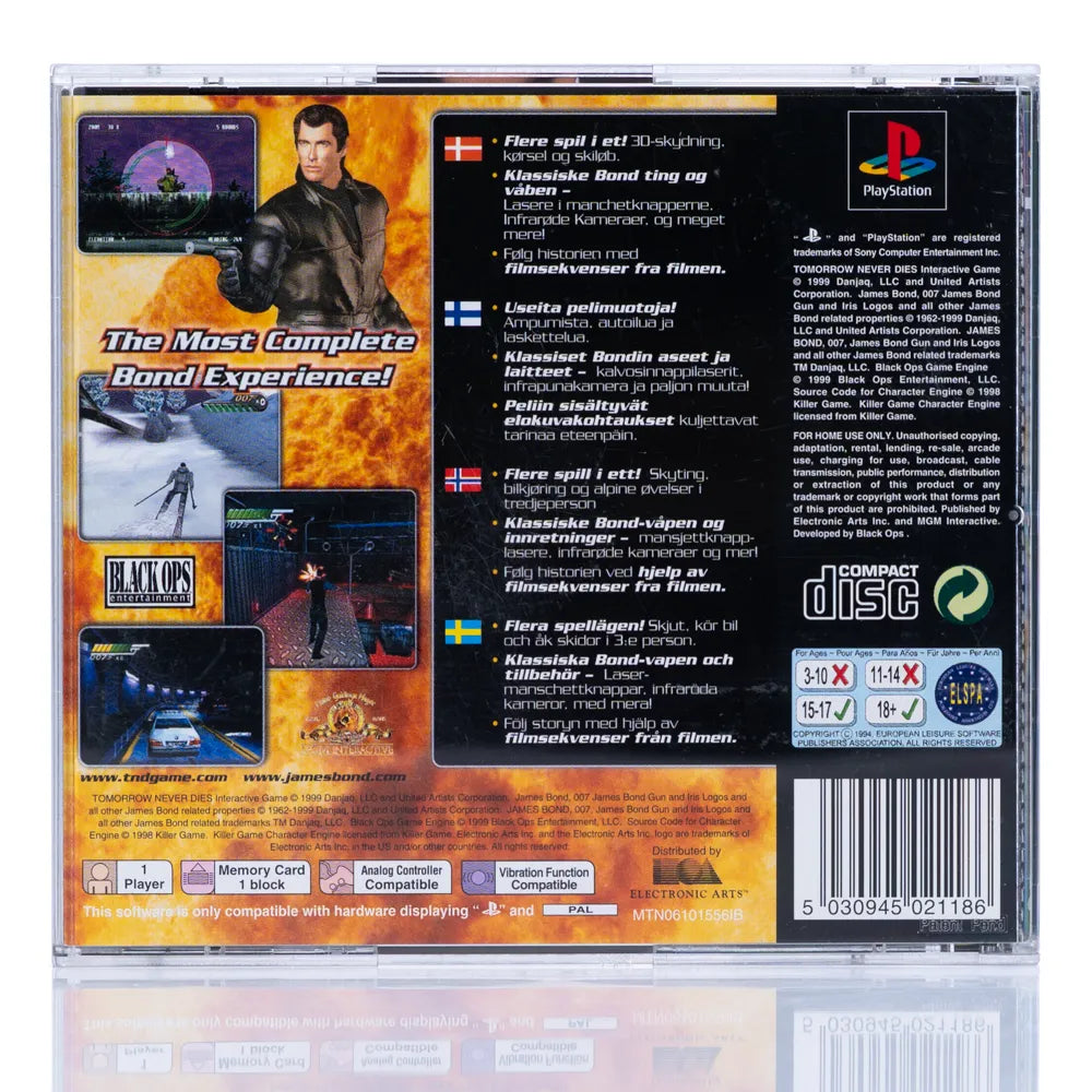 007: Tomorrow Never Dies - PS1 spill - Retrospillkongen